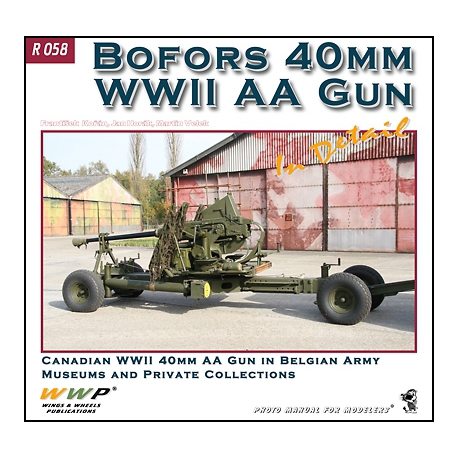Bofors 40mm WWII AA Gun in detail