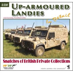 Up-armoured Landies in detail