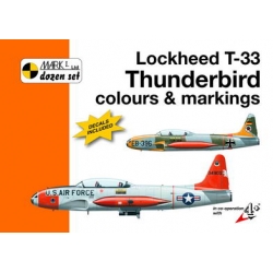 Lockheed T-33 Thunderbird colours and markings