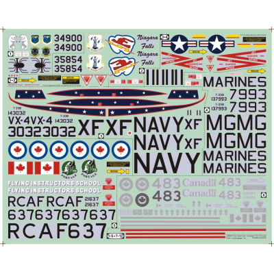 Lockheed T-33 Thunderbird colours and markings