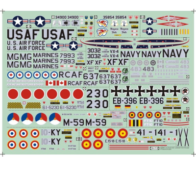 Lockheed T-33 Thunderbird colours and markings