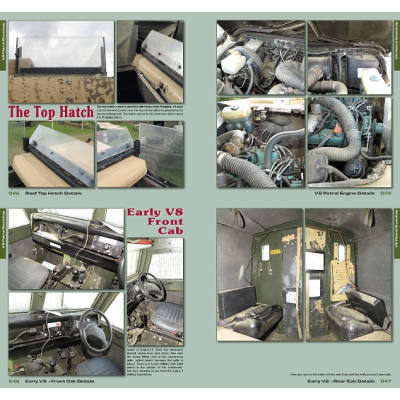Up-armoured Landies in detail