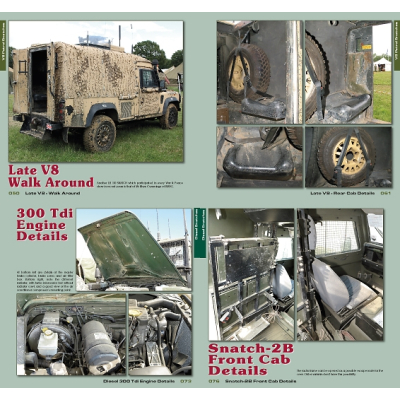 Up-armoured Landies in detail
