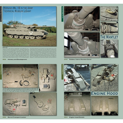 Merkava Mk. 1B in detail
